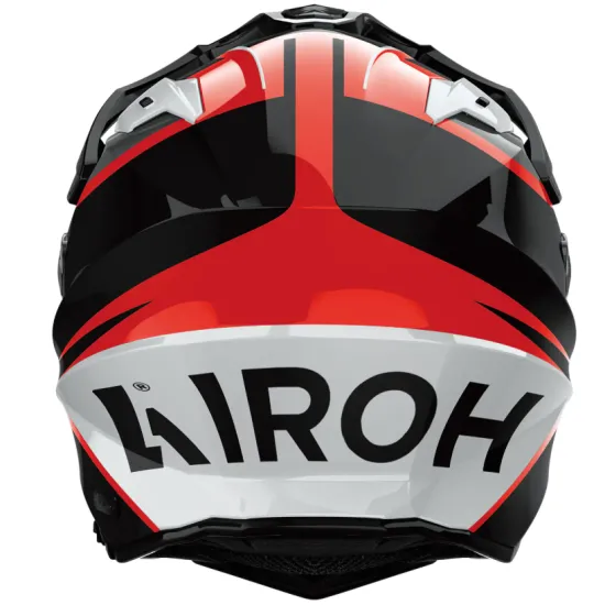 Каска Airoh Commander 2 Skip Red – adventure каска от композитен карбон с визьор и козирка