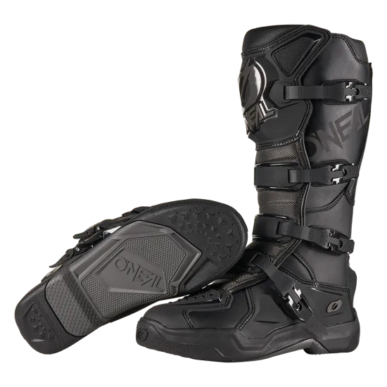 Мотокрос ботуши O'NEAL 3SRS MX Black Charcoal с TPU защита и EN 13634:2017