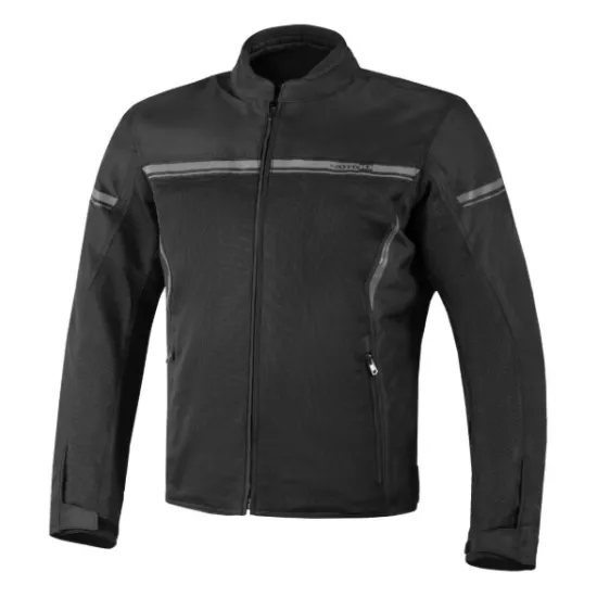 Текстилно мото яке MOTO ID STELVIO BLACK – MexDura®, протектори и Reissa мембрана