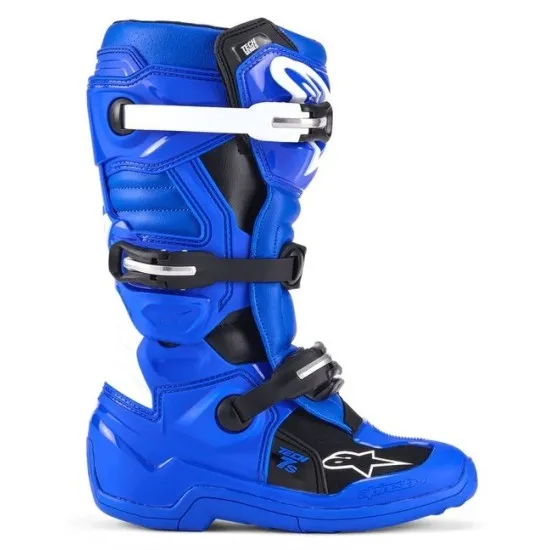 Детски мотокрос ботуши Alpinestars Tech 7S Blue/Black/White – защитни ботуши за млад ездач