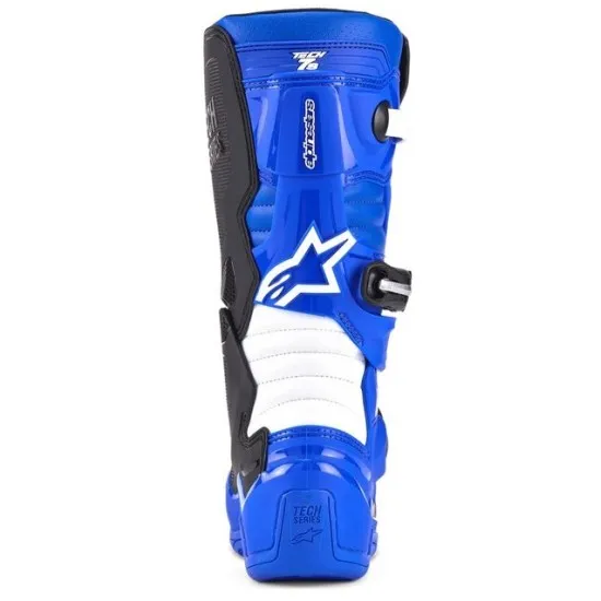 Детски мотокрос ботуши Alpinestars Tech 7S Blue/Black/White – защитни ботуши за млад ездач