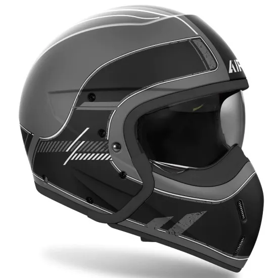 AIROH J110 Raster Black Matt каска за скутер