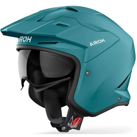 AIROH Kombakt Petrol Green Matt каска за скутер