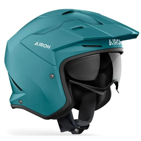 AIROH Kombakt Petrol Green Matt каска за скутер