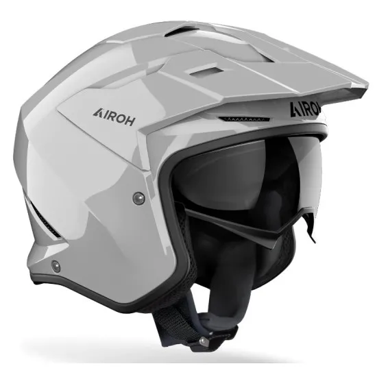 AIROH Kombakt Concrete Grey Gloss каска за скутер