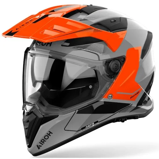 Каска AIROH Bandit Tune Orange Gloss – адвенчър и шосейна каска