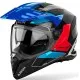 Каска AIROH Bandit Tune Blue Red Gloss – адвенчър и шосейна каска
