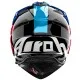 Каска AIROH Bandit Tune Blue Red Gloss – адвенчър и шосейна каска