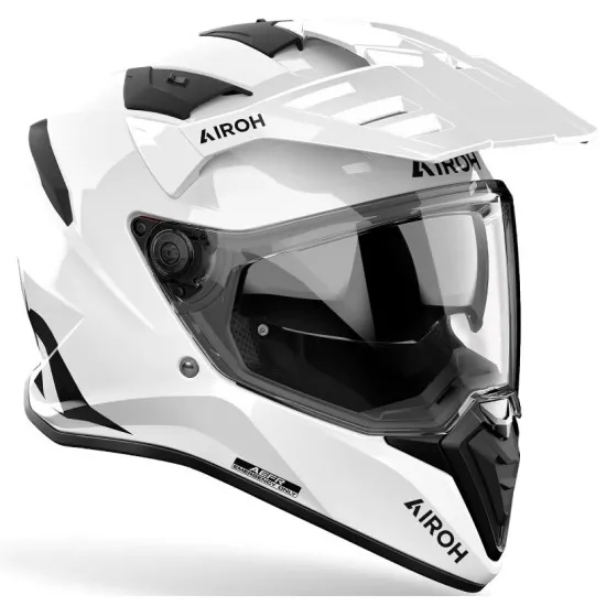 Каска AIROH BANDIT White Gloss – адвенчър и шосейна каска