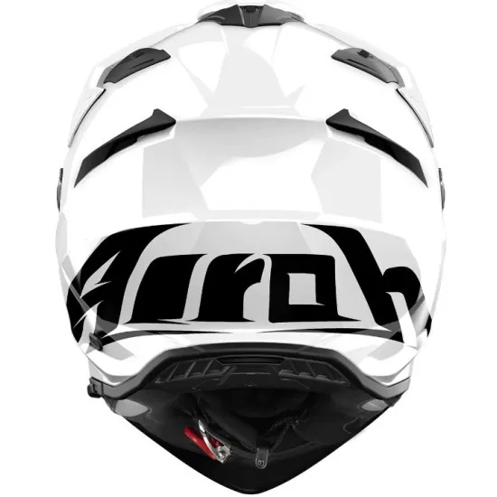 Каска AIROH BANDIT White Gloss – адвенчър и шосейна каска