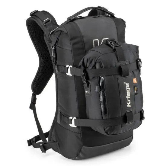 Раница Kriega Backpack R16 – водоустойчива мото раница 16 литра с Quadloc-Lite™