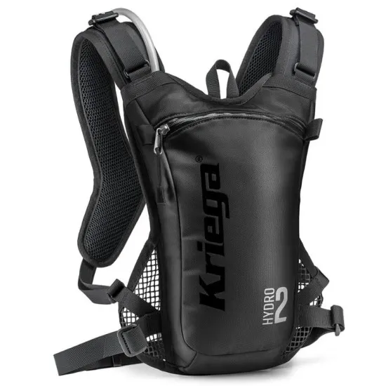 Раница Kriega HYDRO 2 Black – хидратираща мото раница с QUADLOC-LITE™ система