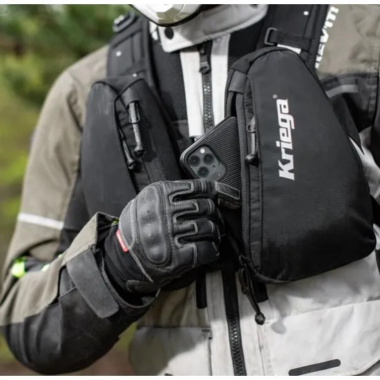 Джобове за раница Kriega с ципове YKK® и конструкция от 1000D Cordura®