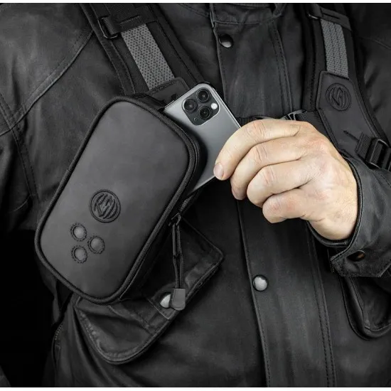 Джоб за смартфон Kriega Harness Roam с подплатена конструкция и водоустойчив цип YKK