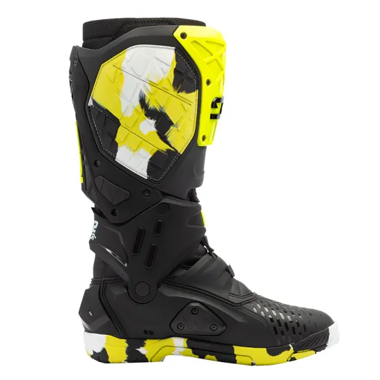 Мотокрос ботуши SIDI Crossair X RACR 222 Black – защитни офроуд ботуши с екзоскелет и подметка Materiis