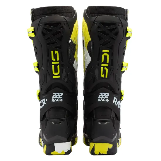 Мотокрос ботуши SIDI Crossair X RACR 222 Black – защитни офроуд ботуши с екзоскелет и подметка Materiis
