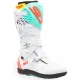 Мотокрос ботуши SIDI Crossfire 3 SRS White/Fluo Mint/Coral – с двоен шарнир и сменяема подметка