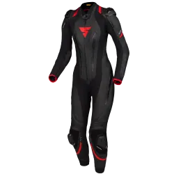 Дамски кожен екип SHIMA MIURA RS BLACK/RED