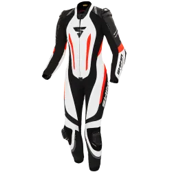 Дамски кожен екип SHIMA MIURA RS WHITE/FLUO