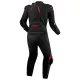 Кожен мото екип SHIMA HYPER-RS Black Red клас AAA за писта