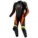 Кожен мото екип SHIMA HYPER-RS Black Fluo Red клас AAA за писта