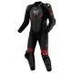 Кожен мото екип SHIMA HYPER-RS Black Red клас AAA за писта