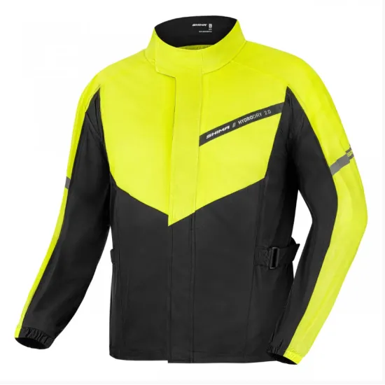 Дъждобран яке SHIMA HYDRODRY 2.0 Black Yellow водоустойчиво мото яке