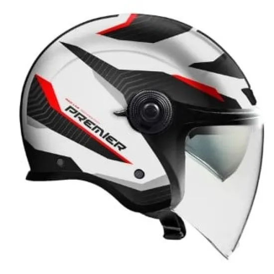 Скутерова каска Premier City Fly Evo FA 8 – джет каска с вътрешен визьор