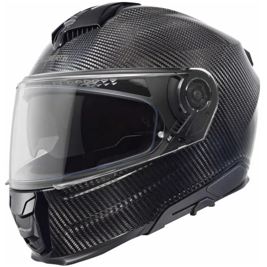 Карбонова мото каска SCHUBERTH S3 Carbon Black ECE 22.06 със слънчев визьор