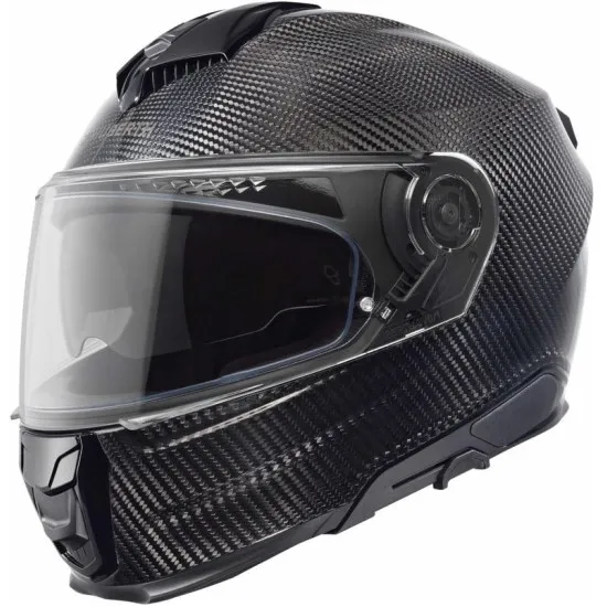Карбонова мото каска SCHUBERTH S3 Carbon Black ECE 22.06 със слънчев визьор
