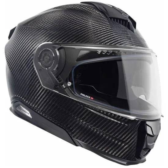 Карбонова мото каска SCHUBERTH S3 Carbon Black ECE 22.06 със слънчев визьор