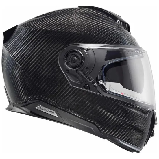 Карбонова мото каска SCHUBERTH S3 Carbon Black ECE 22.06 със слънчев визьор