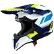 Мотокрос каска AIROH WRAAAP VISION Yellow/Blue Gloss – HRT черупка и гланцова графика