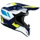 Мотокрос каска AIROH WRAAAP VISION Yellow/Blue Gloss – HRT черупка и гланцова графика