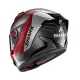 Каска Shark AERON Mekarium Black Red White с карбонова черупка и ECE 22.06