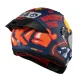 Каска AXXIS FENIX ANGRY FACE C5 MATT с HIRP черупка и ECE 22.06 сертификат