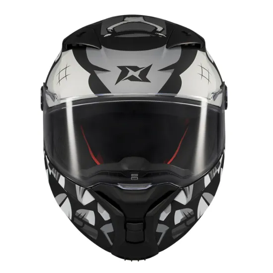 Каска AXXIS FENIX ANGRY FACE B2 MATT с HIRP черупка и ECE 22.06 сертификат