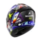 Каска SHARK SPARTAN RS CARBON STREETRUSH Black Blue Silver Yellow – карбонова спортна каска ECE 22-06
