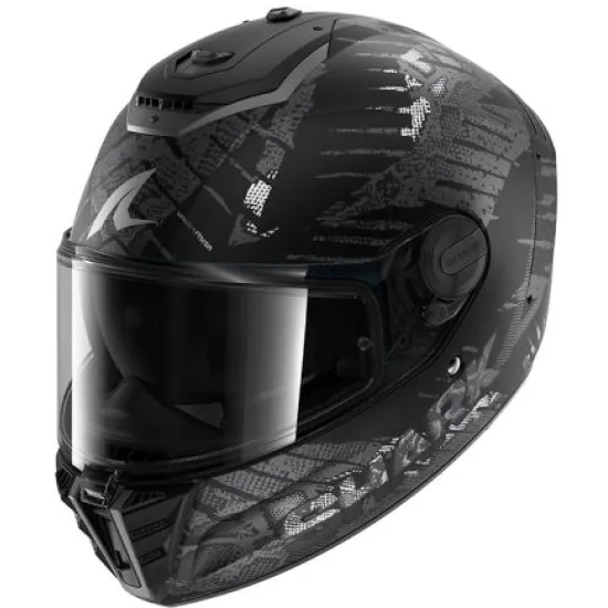 Каска SHARK SPARTAN RS CARBON REPTAIA МАТ – спортна карбонова каска ECE 22-06