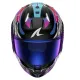 Каска SHARK SKWAL i3 SPEED FANCY BLACK ORANGE PURPLE WHITE с LED стоп светлини