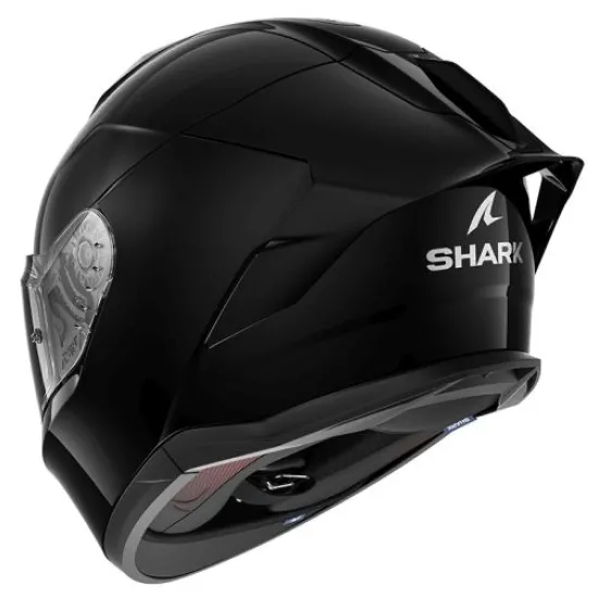 Каска SHARK CUP Blank Black Gloss – спортна каска с Pinlock 70 и SHARK FIN