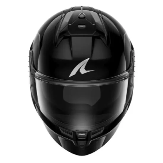 Каска SHARK CUP Blank Black Gloss – спортна каска с Pinlock 70 и SHARK FIN