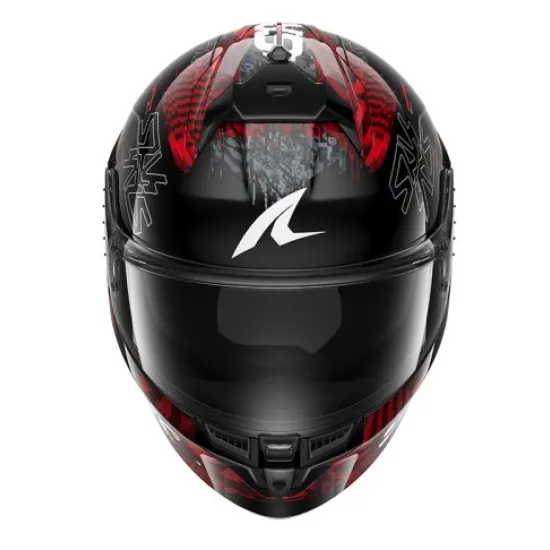 Каска SHARK CUP SPEED-VIB Black Red Silver – спортна каска с Pinlock 70