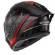 Каска SHARK CUP SPEED-TECH BLACK GREY RED с SHARK FIN спойлер и Pinlock 70