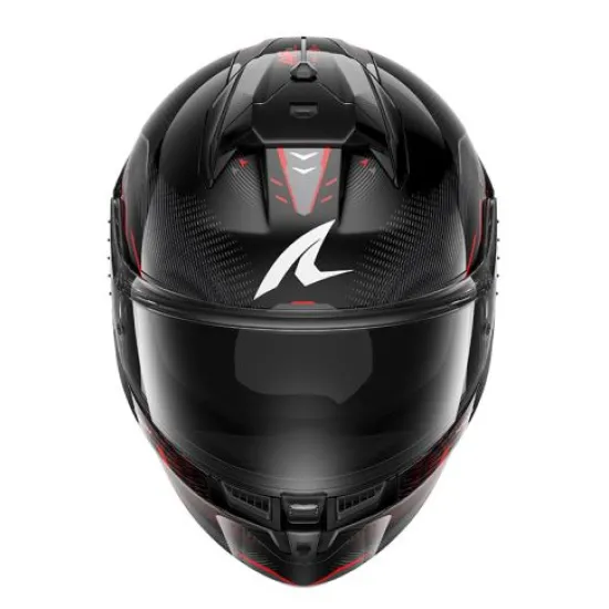 Каска SHARK CUP SPEED-TECH BLACK GREY RED с SHARK FIN спойлер и Pinlock 70