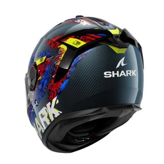 Каска SHARK SPARTAN GT PRO CARBON SPEED-VIB BLACK BLUE RED – GT каска ECE 22-06