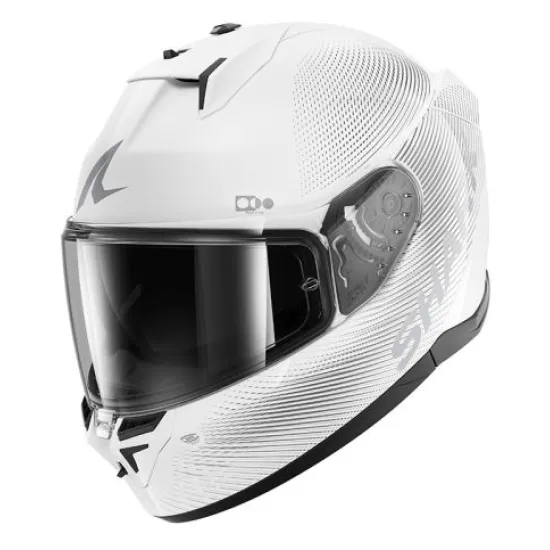 Каска SHARK D-SKWAL 3 SP LYNE GREY/WHITE – интегрална мото каска с Pinlock 70
