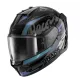 Каска SHARK D-SKWAL 3 STREETRUSH BLACK/BLUE/PURPLE – интегрална мото каска с Pinlock 70