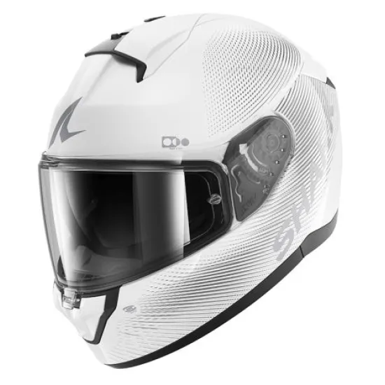 Каска SHARK RIDILL 2 LYNE GREY/WHITE – интегрална мото каска с вградени слънчеви очила