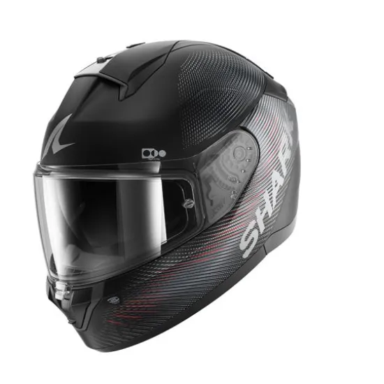 Каска SHARK RIDILL 2 LYNE MAT BLACK/BLUE/RED – интегрална мото каска с вградени слънчеви очила